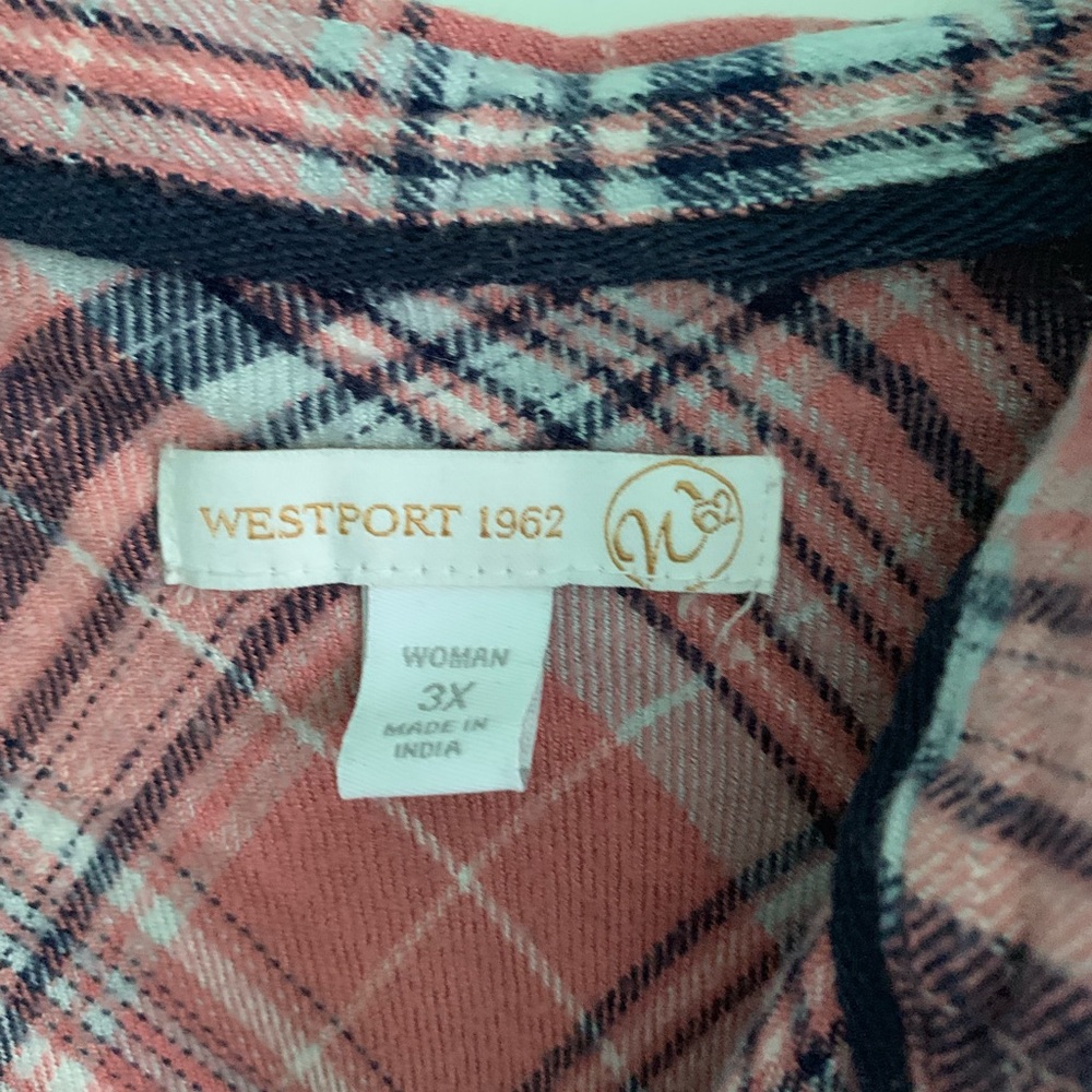 Plaid button down. - Picture 2 of 2
